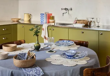 Gevlochten broodmand 3-pack - Natuur - Dixie