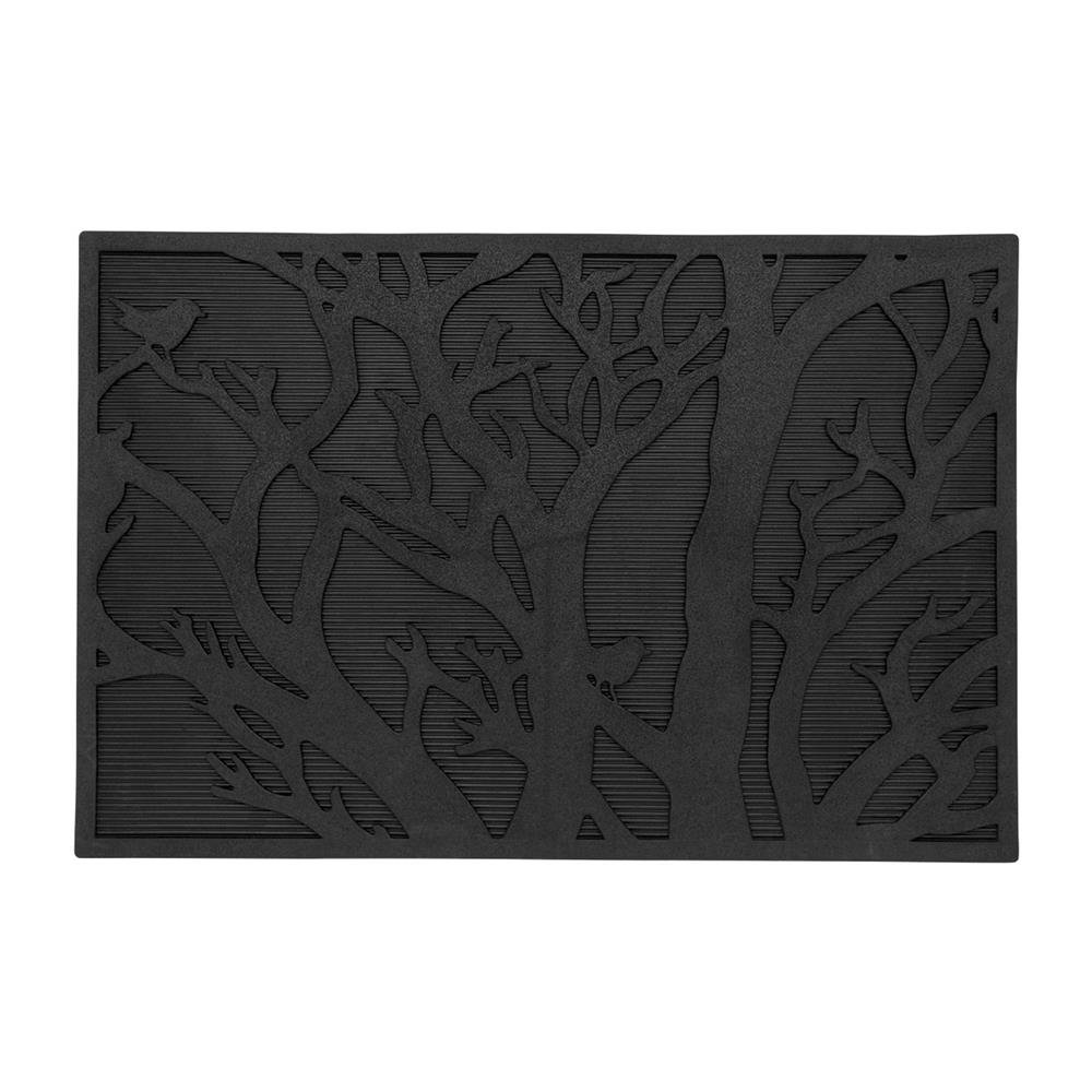 Dixie Grenverk deurmat 60 x 90 cm. | Scandinavisch Interieur | Deurmatten | Zwart