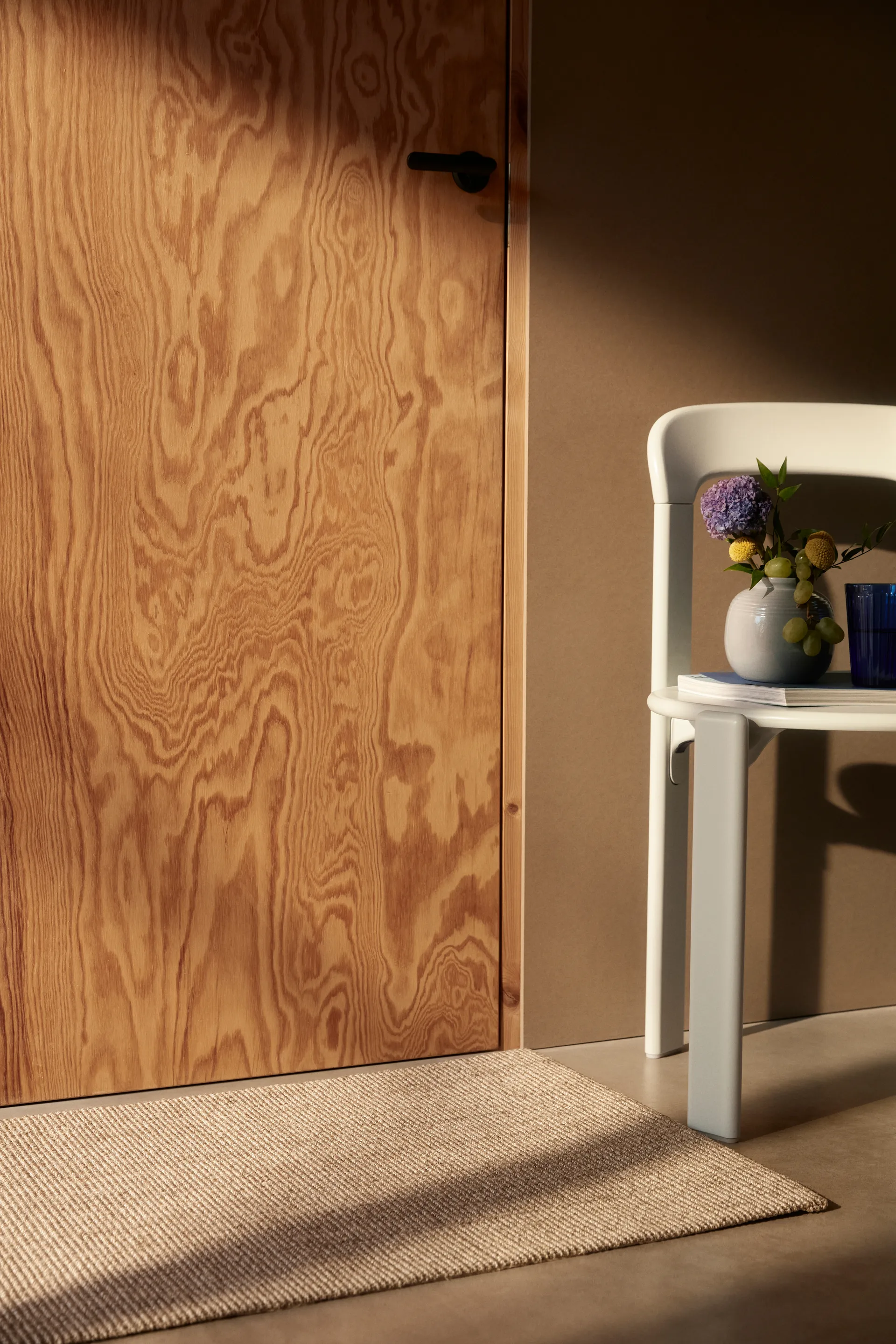 Jenny Sisal deurmat natural grey, 60x90 cm Dixie