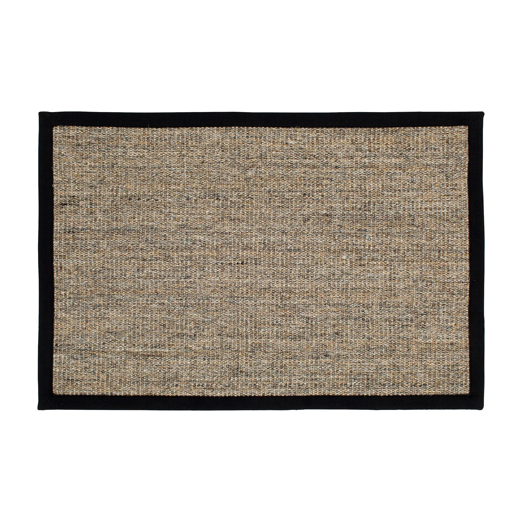 Jenny Sisal deurmat, Naturel-zwart, 60x90 cm Dixie