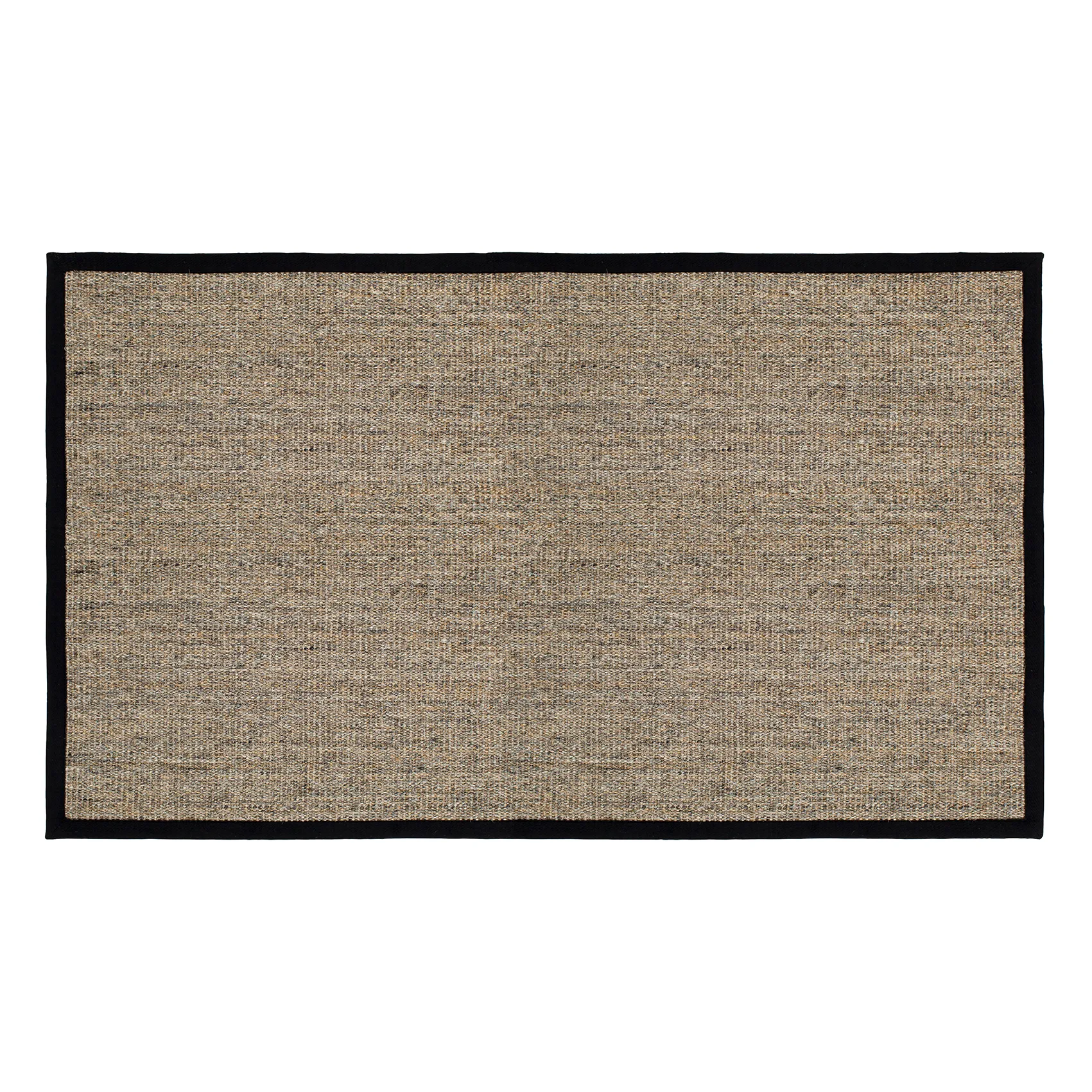 Jenny Sisal deurmat, Naturel-zwart, 70x120 cm Dixie