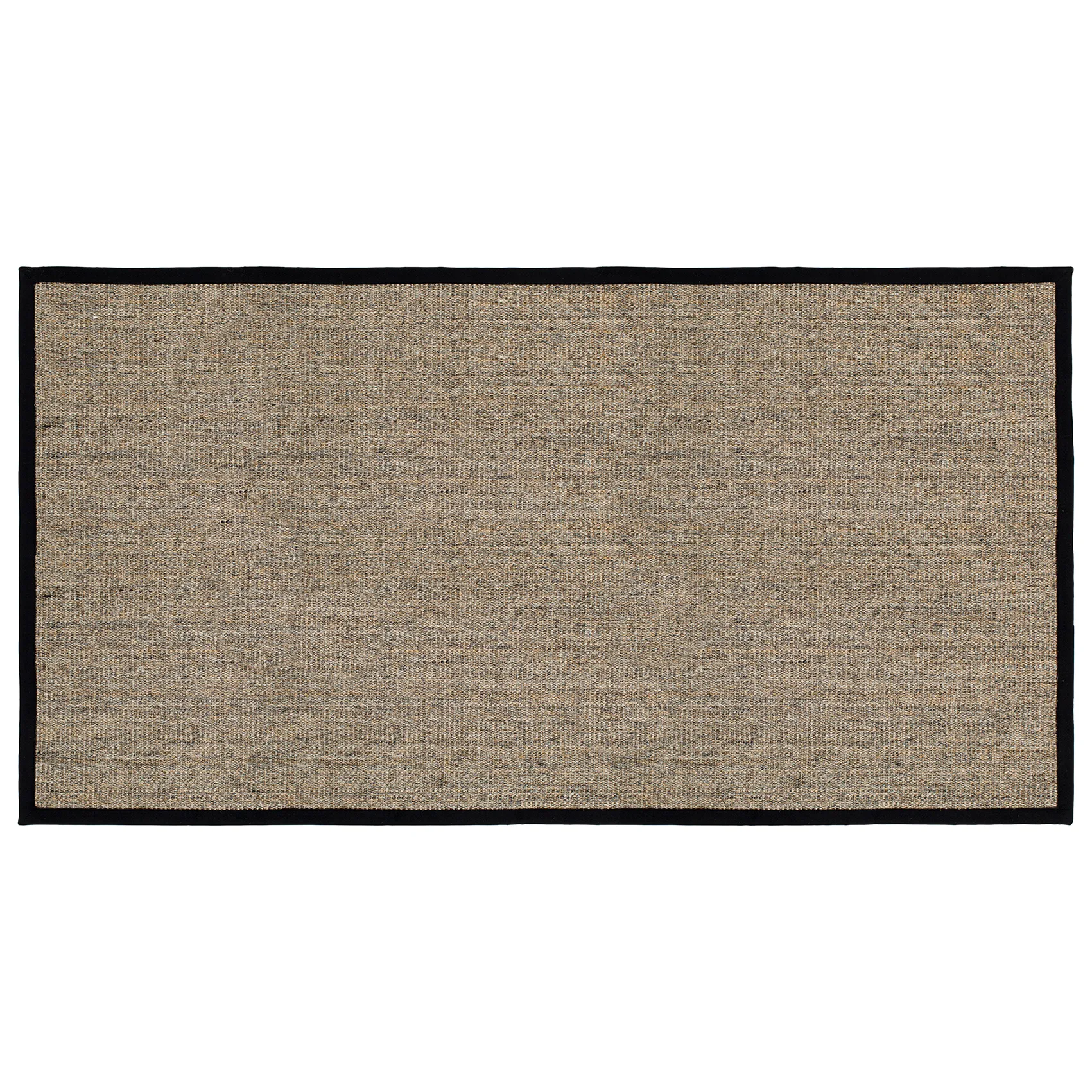 Jenny Sisal deurmat, Naturel-zwart, 80x150 cm Dixie