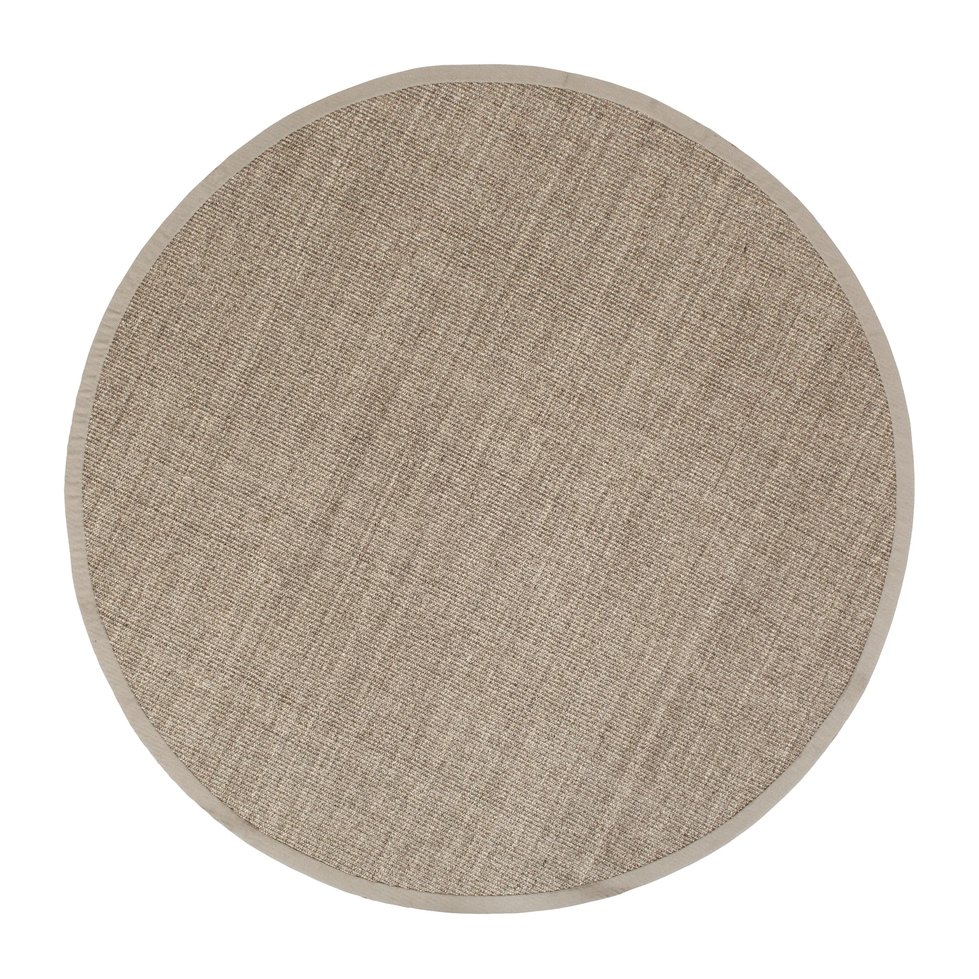 Jenny Sisal rond vloerkleed, Natural grey Ø250 cm Dixie