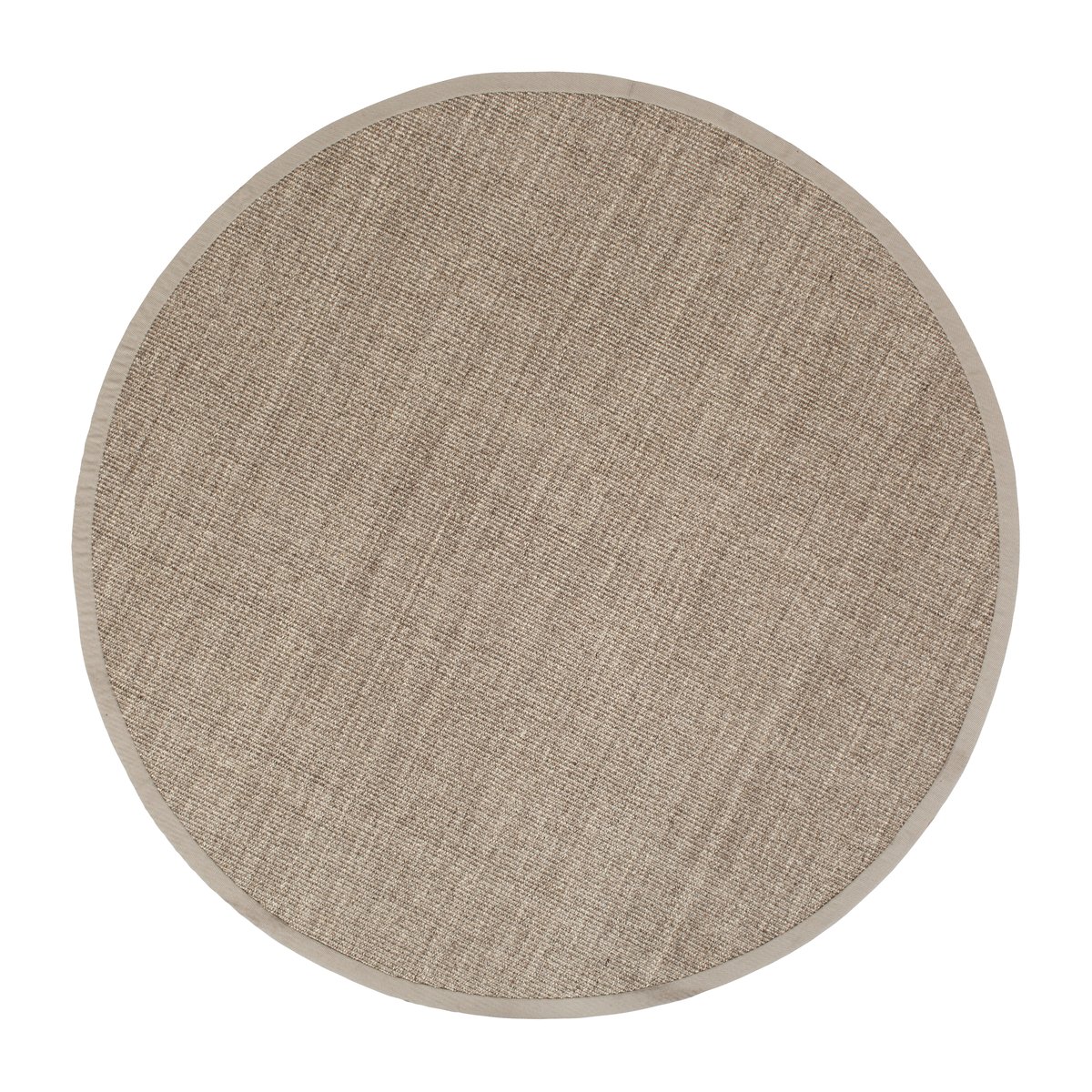 Dixie Jenny Sisal rond vloerkleed Natural grey Ø250 cm