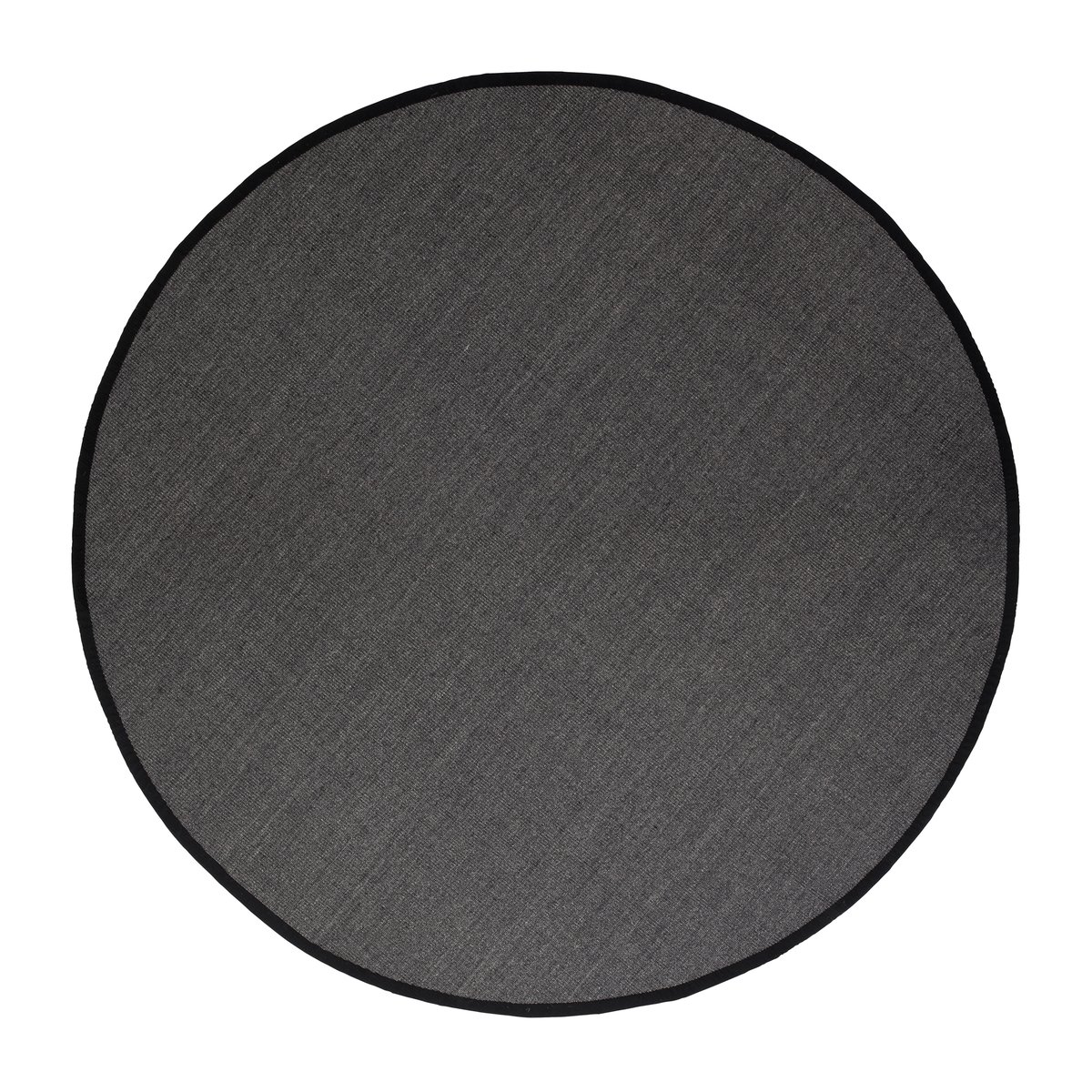 Dixie Jenny Sisal rond vloerkleed Zwart o250 cm | Scandinavisch Interieur | Ronde vloerkleden | Zwart