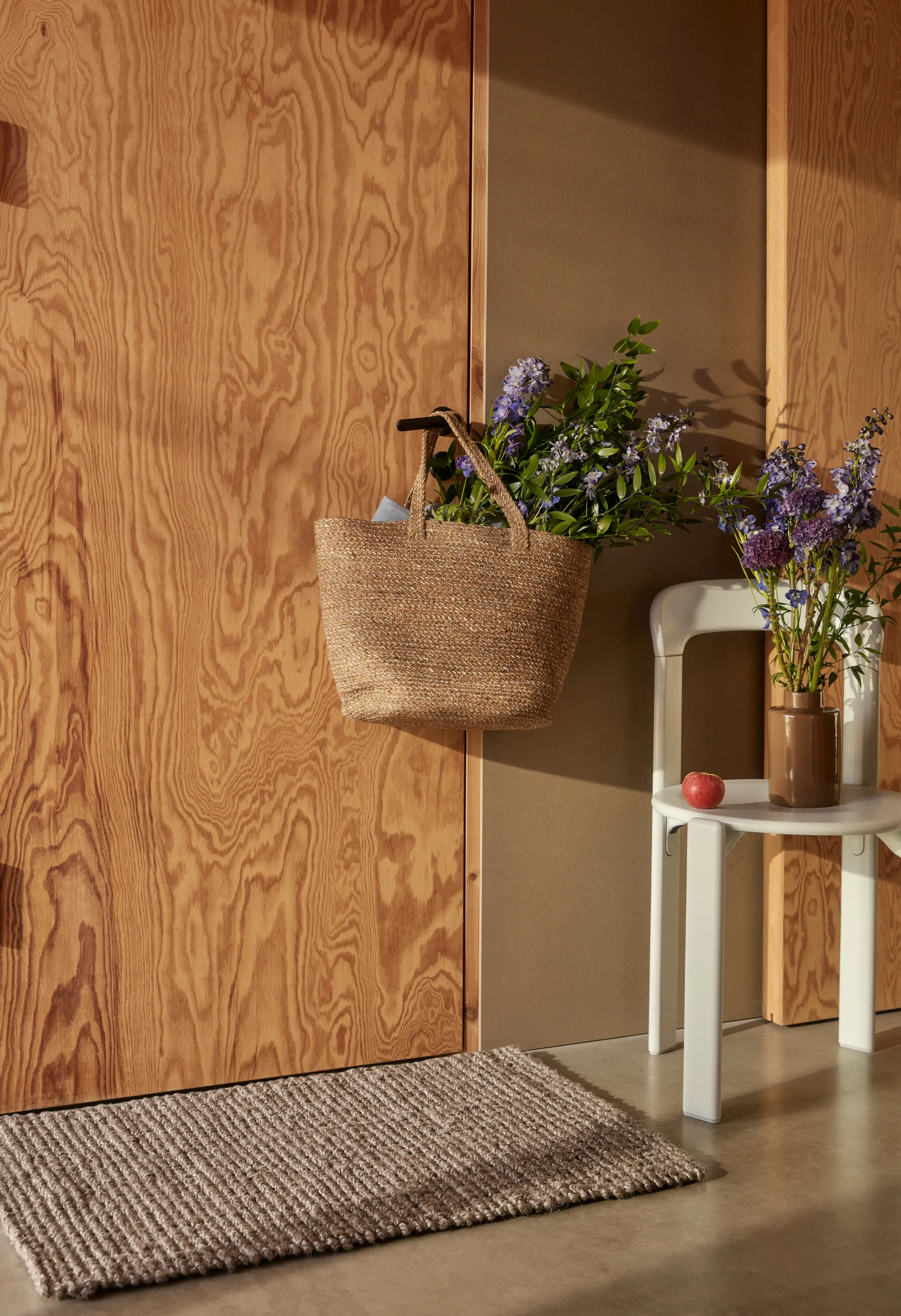 Julia deurmat, Cement grey, 60x90 cm Dixie