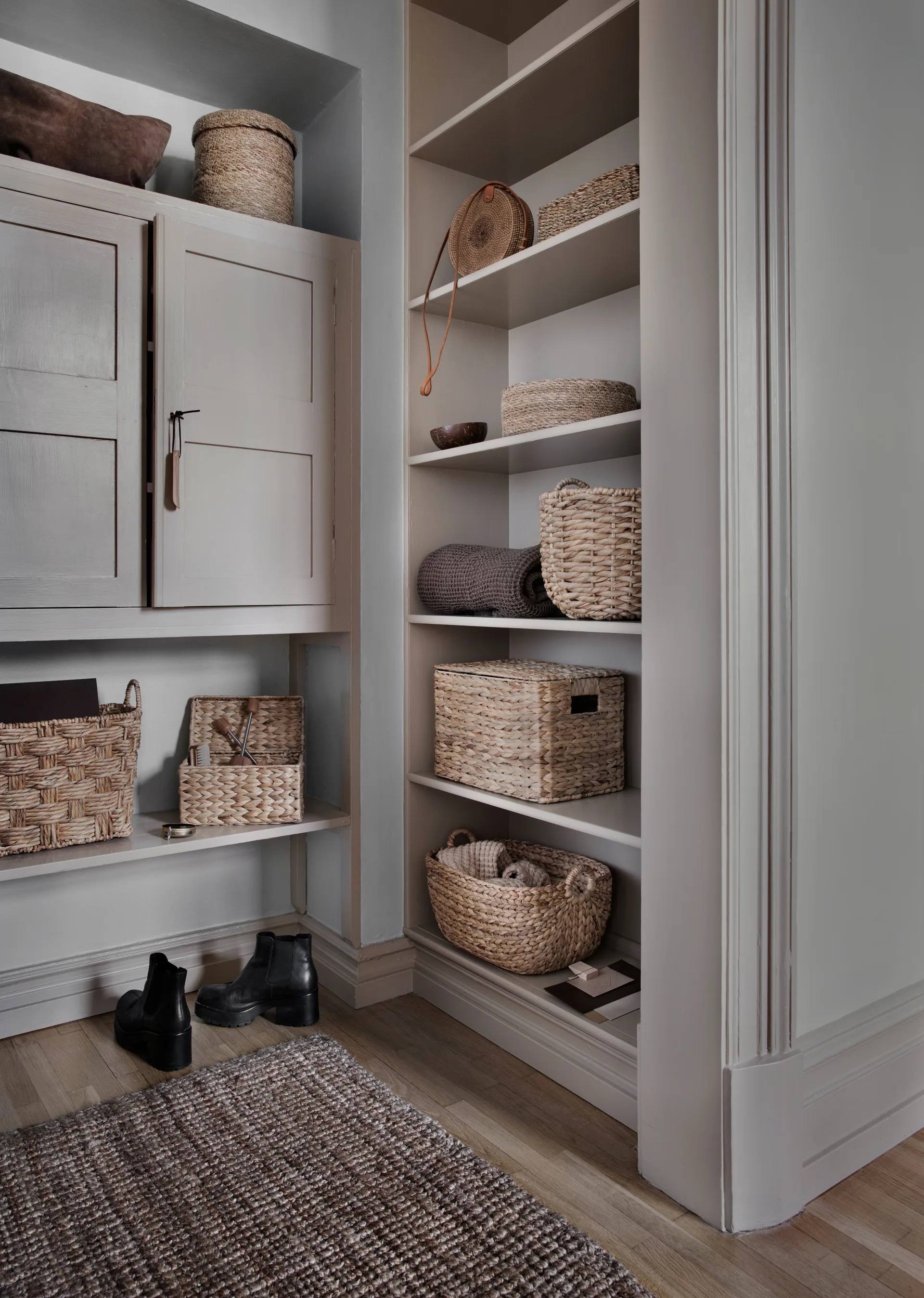 Julia deurmat natuurlijk grijs, 70 x 120 cm. Dixie