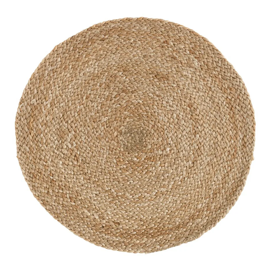 Jute Braided placemat Ø38 cm, Natuur Dixie