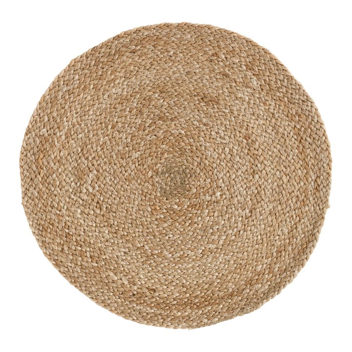 Jute Braided placemat Ø38 cm - Natuur - Dixie