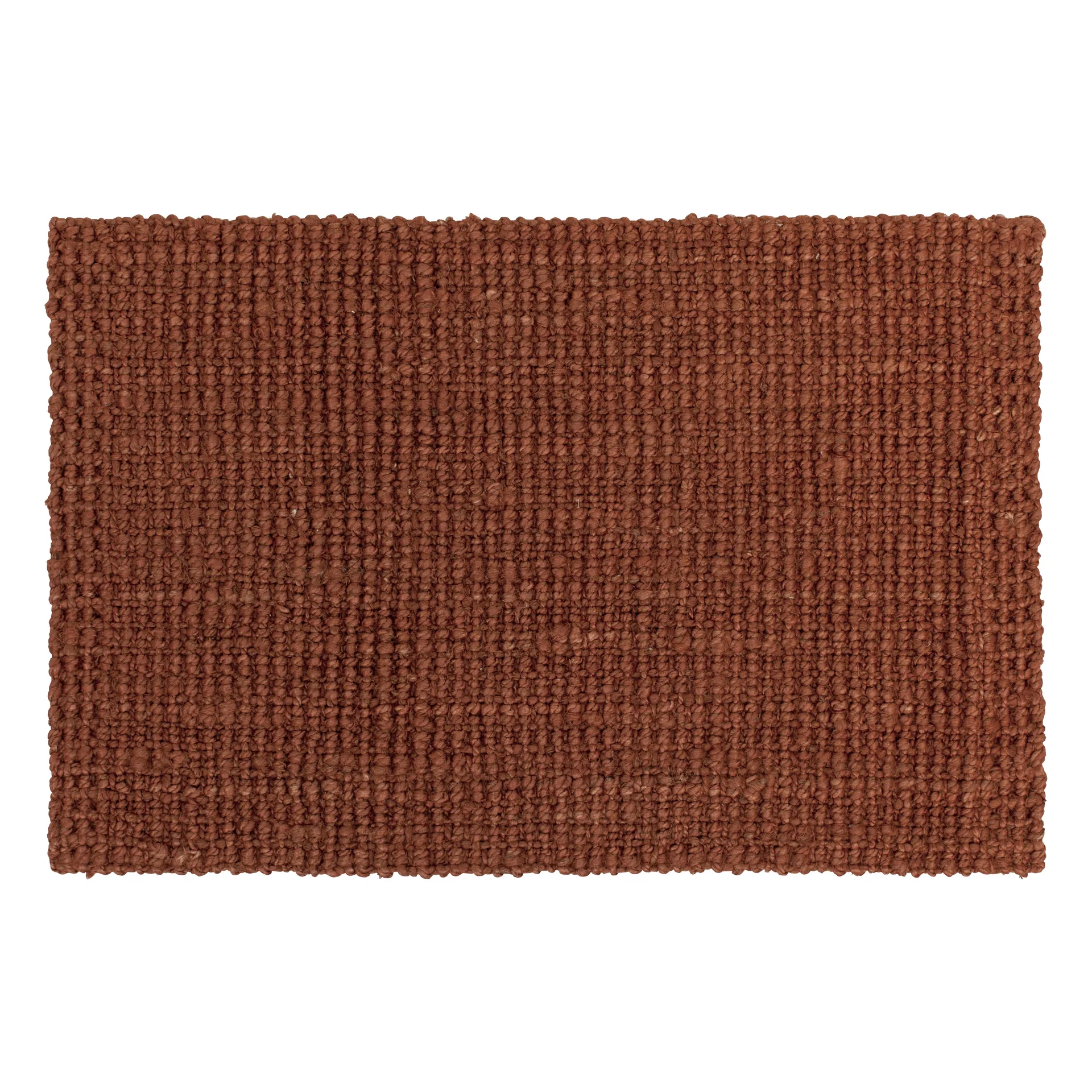 Jute deurmat rusty red, 60x90 cm Dixie