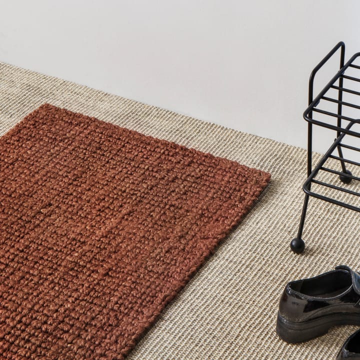 Jute deurmat rusty red, 60x90 cm Dixie