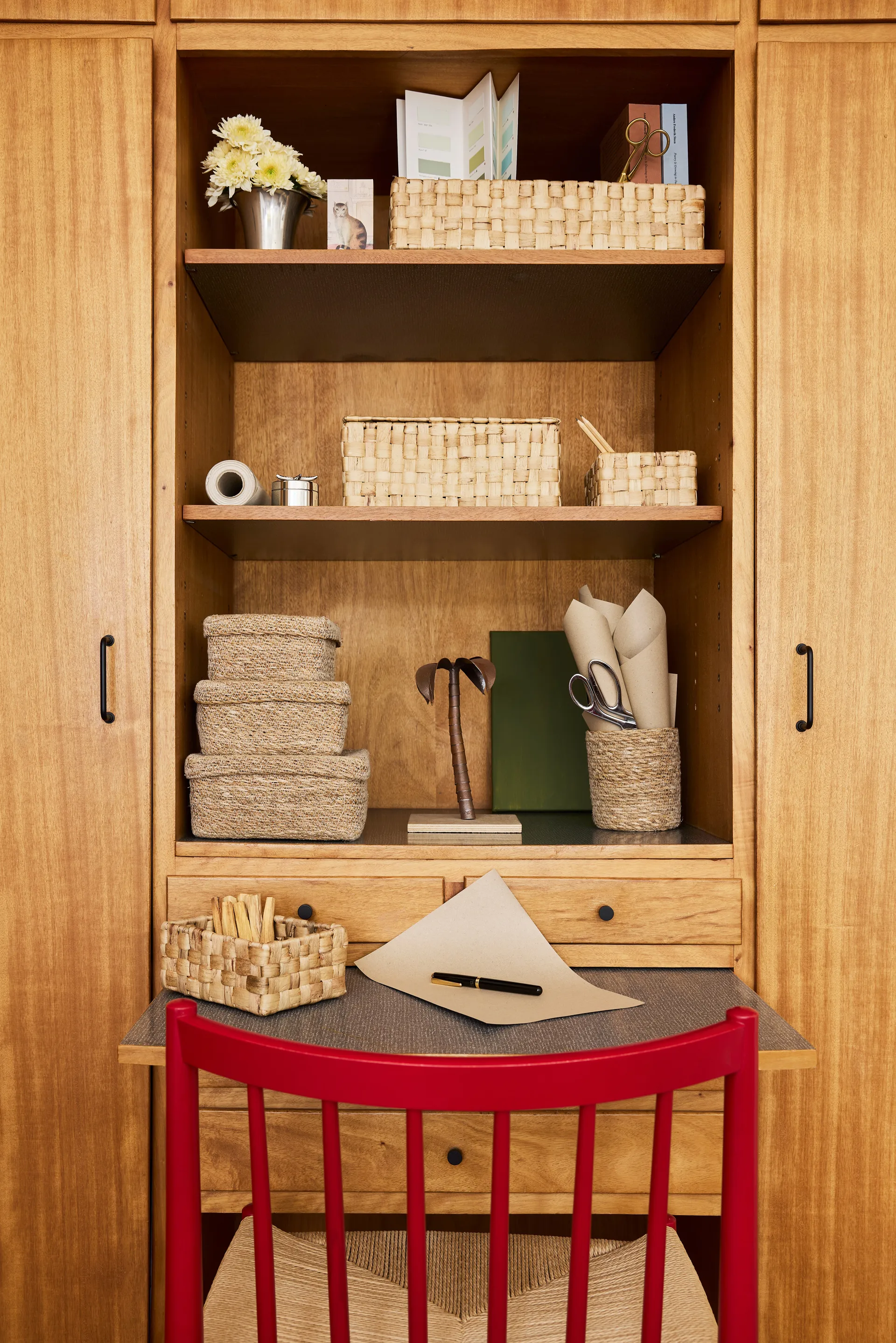 Lily opbergdoos panama 3 delen, Natural Dixie