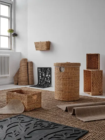 Lily wasmand rond 2 delen - Natural - Dixie