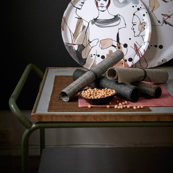 Sixten placemat, antracietgrijs Dixie