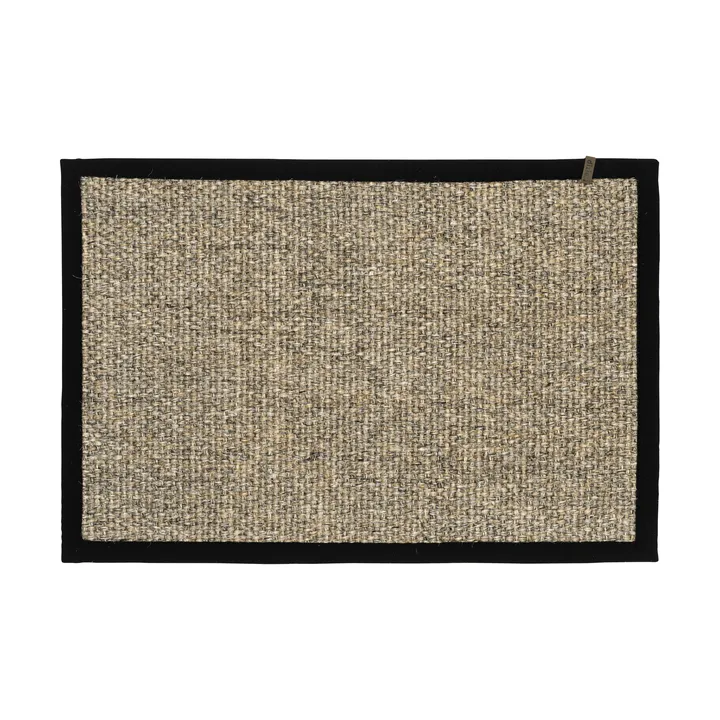 Wilma deurmat met rand - Natural, 60x90 cm - Dixie