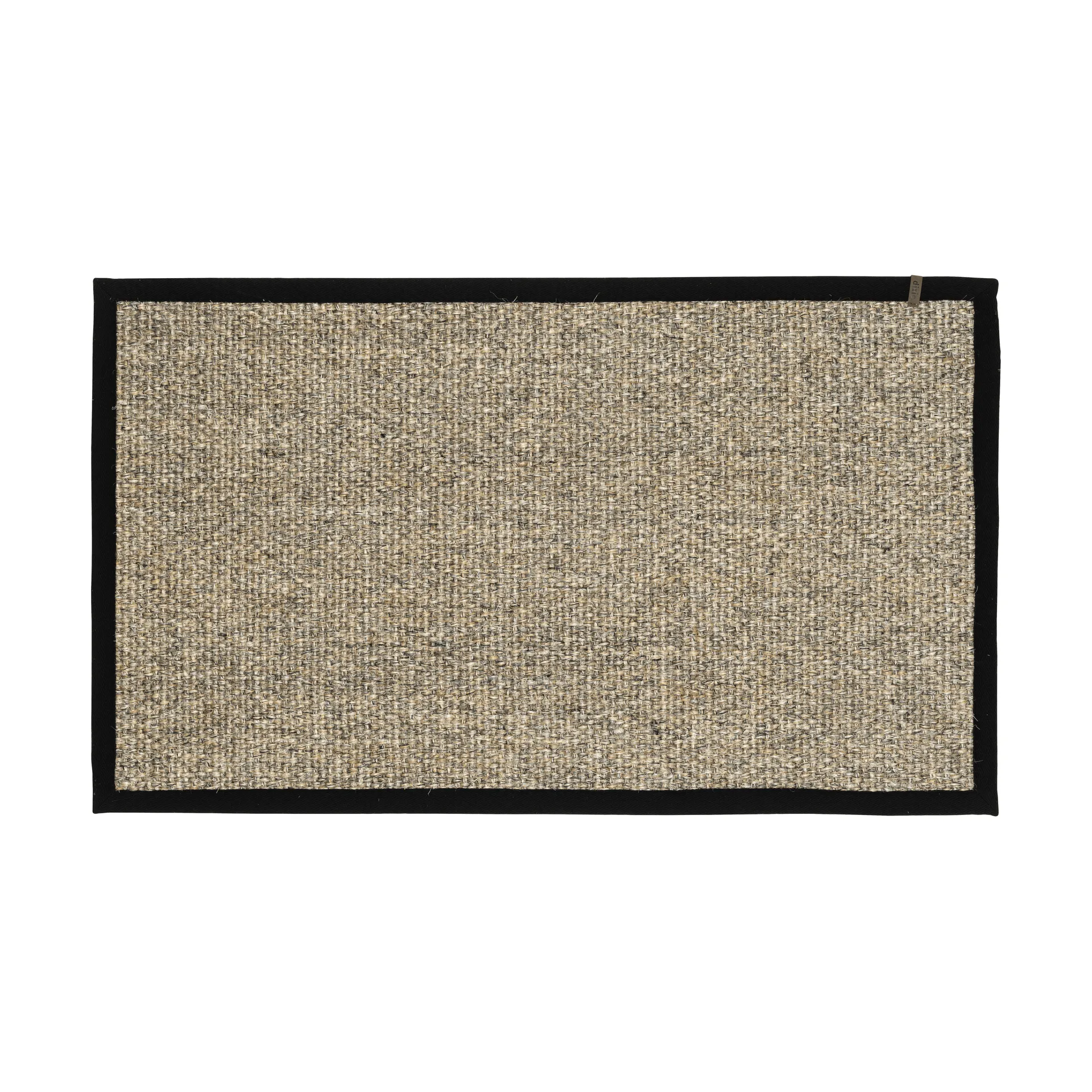 Wilma deurmat met rand, Natural, 70x120 cm Dixie