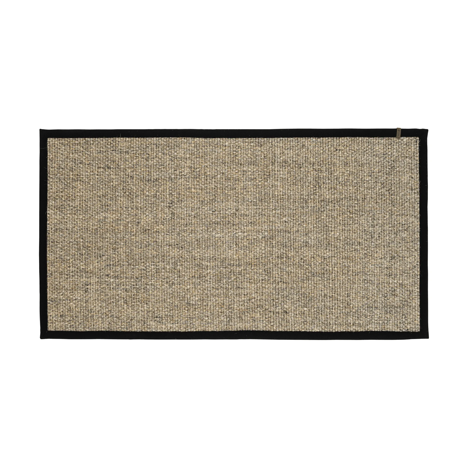 Wilma deurmat met rand, Natural, 80x150 cm Dixie