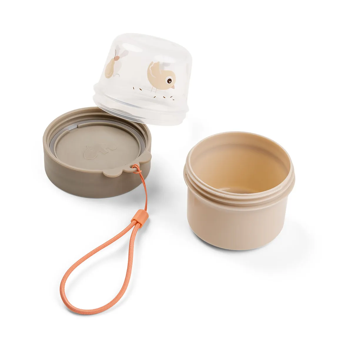 Birdee To go 2-way snackbeker S, Sand Done by deer