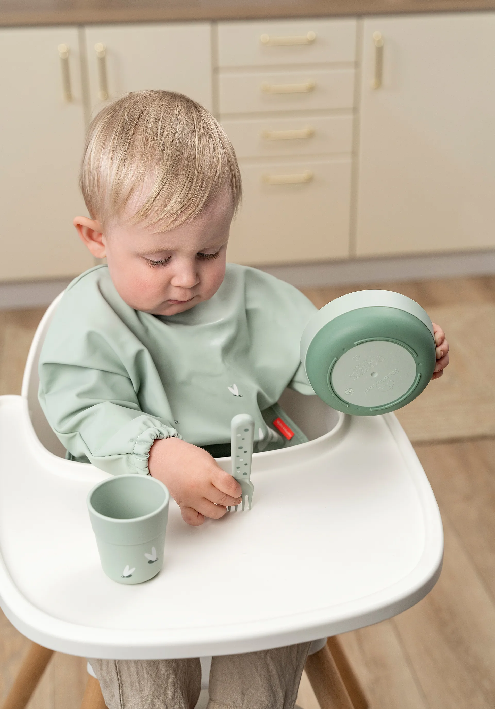 Croco foodie kom Ø12 cm, Green Done by deer