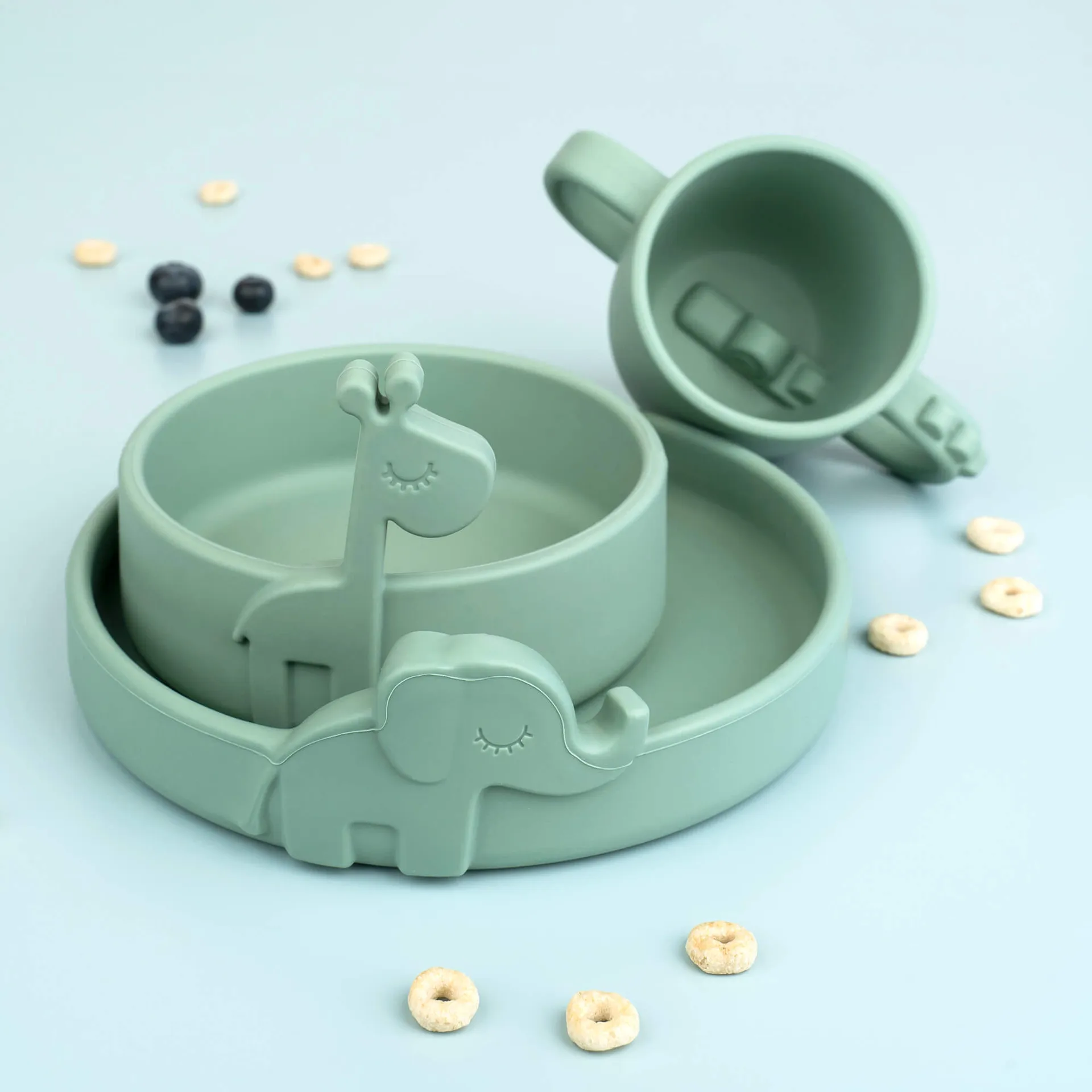 Croco peekaboo beker 17 cl, Groen Done by deer