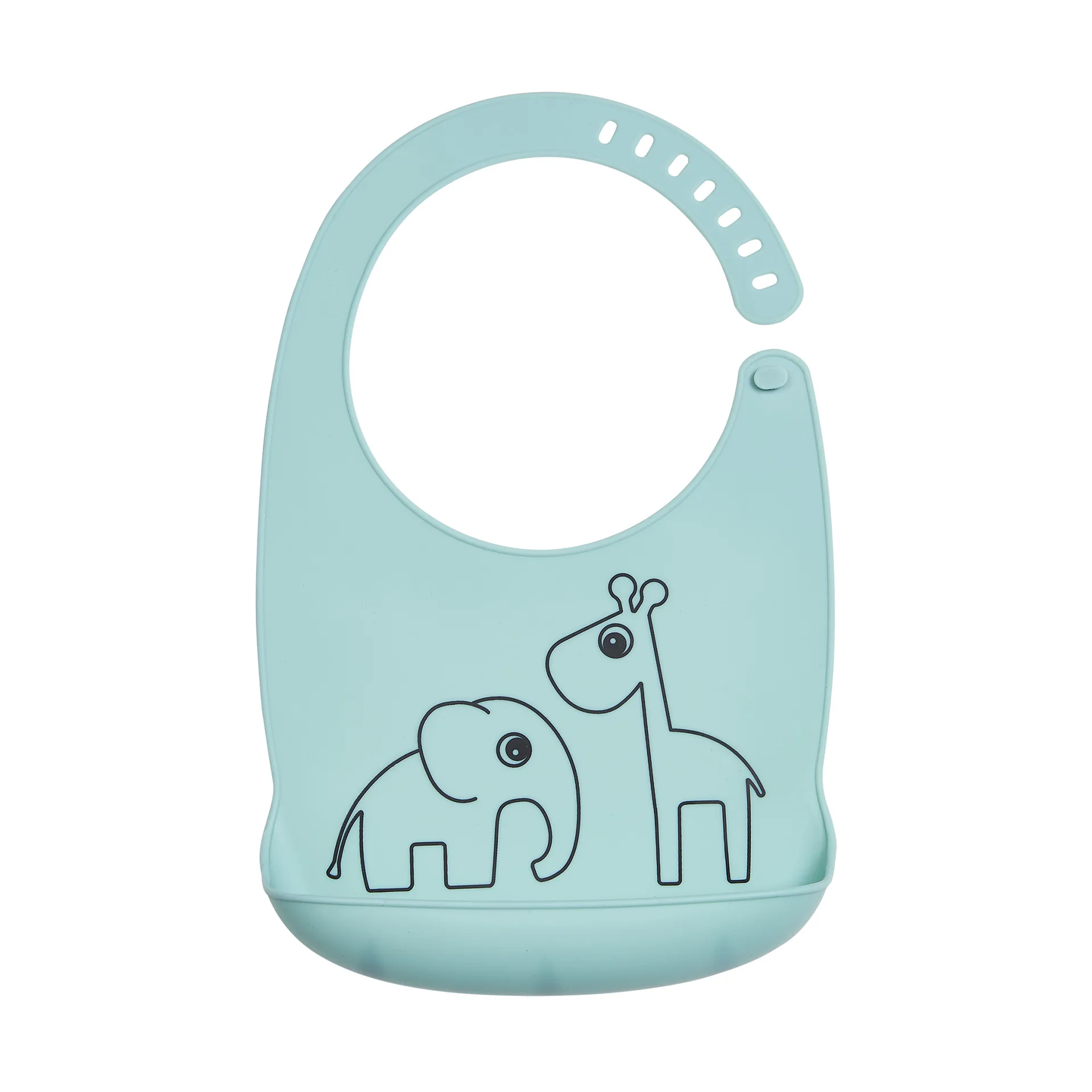 Deer Friends slabbetje, Blauw Done by deer