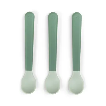 Easy-grip foodie lepel 3-pack - Green - Done by deer