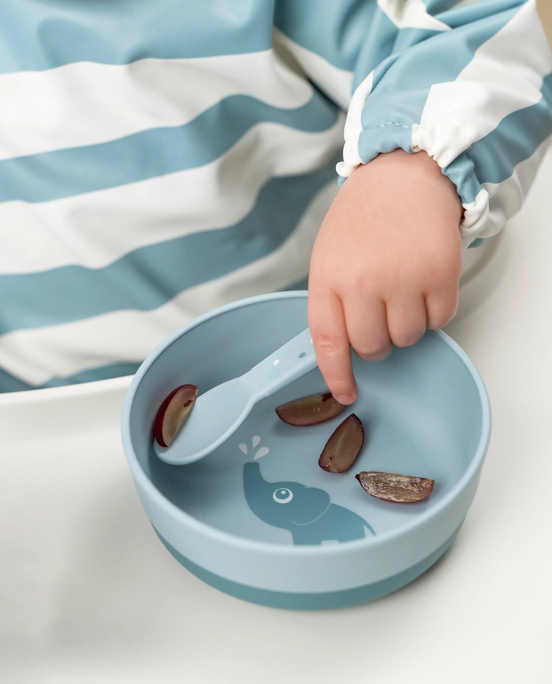 Happy Dots foodie bestekset 3-delig, Blue Done by deer