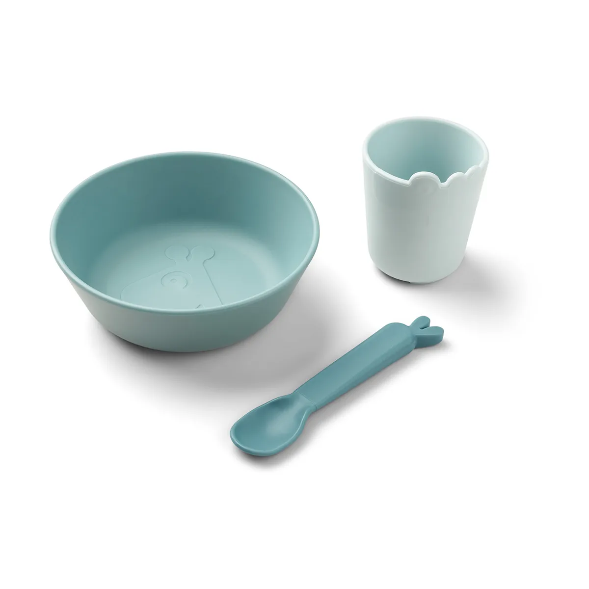 Done by deer Kiddish first meal serviesset 3-delig Blue