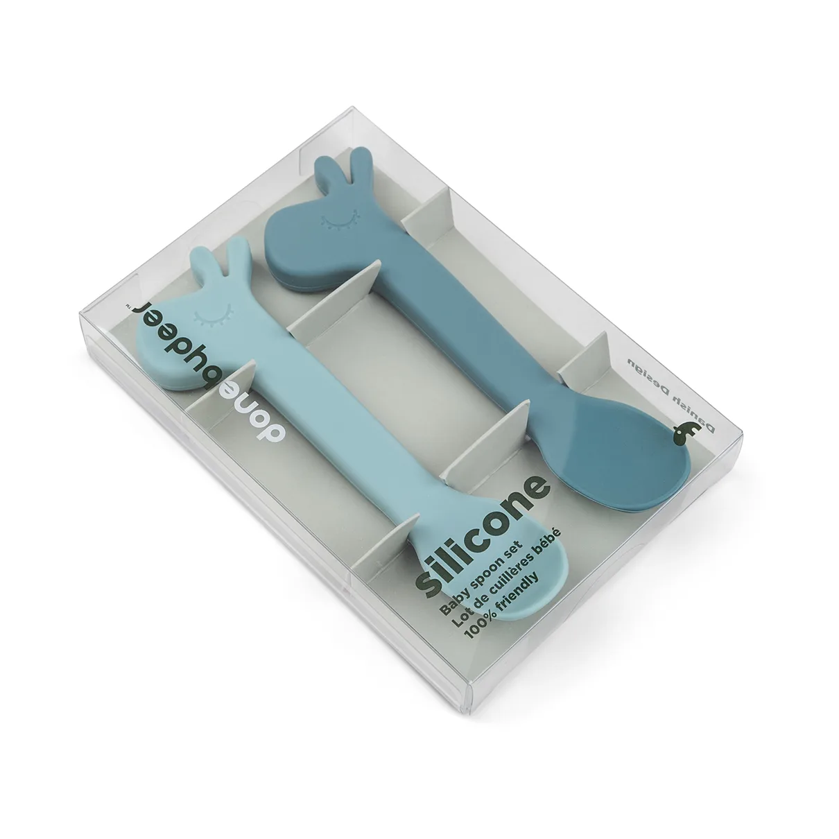 Lalee lepel 2-pack, Blauw Done by deer