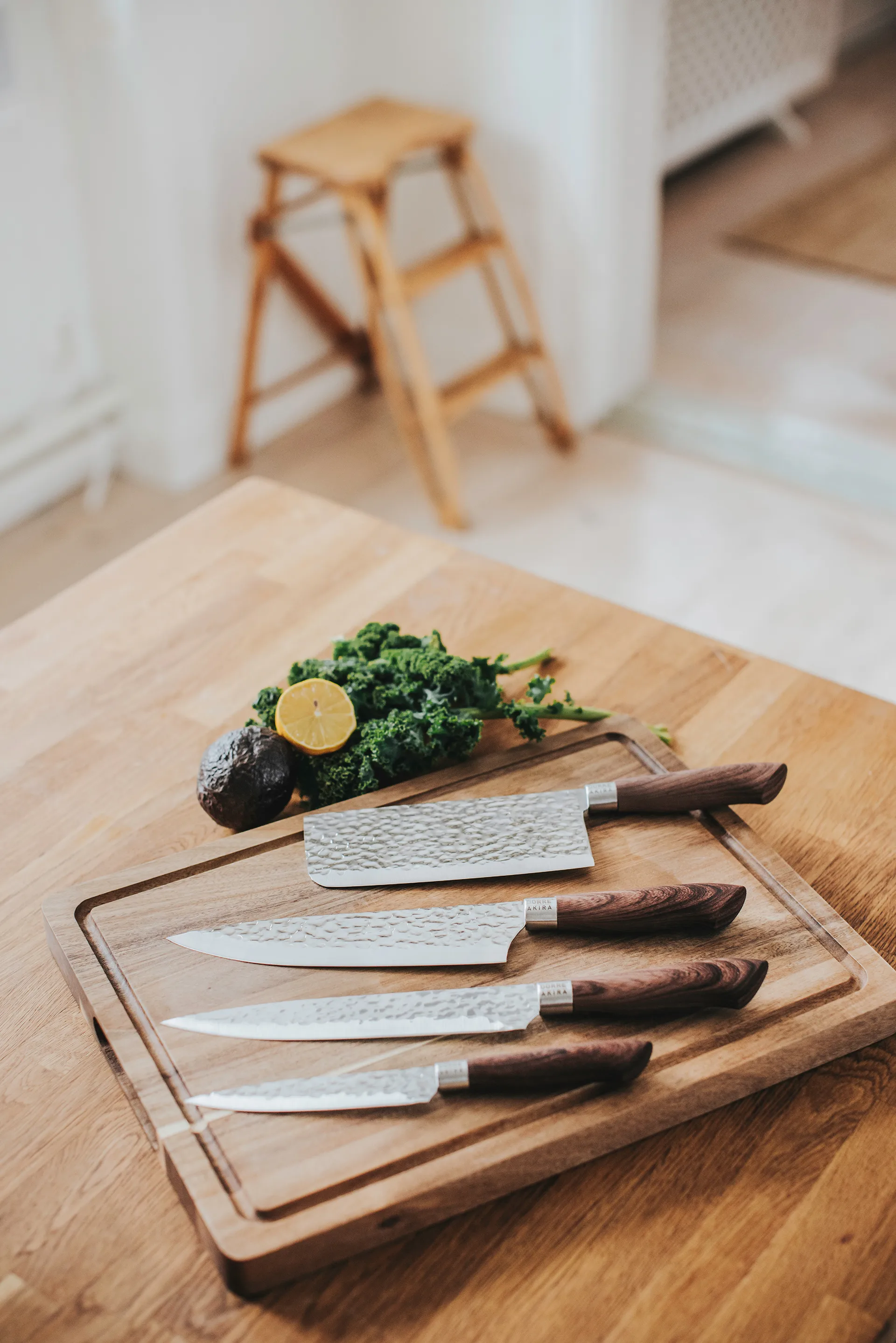 Akira Chinese koksmes 30 cm, Bruin Dorre