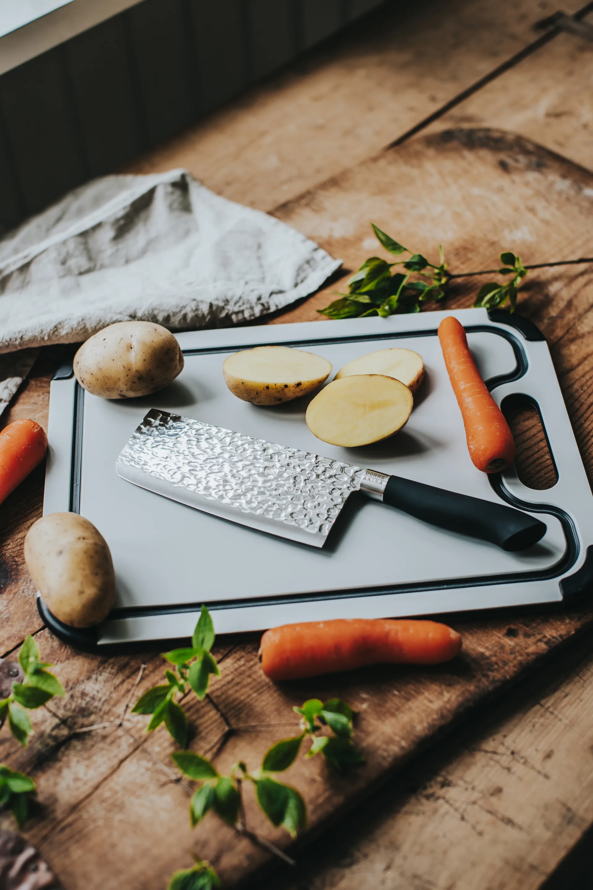 Akira Chinese koksmes 30 cm, Zwart Dorre