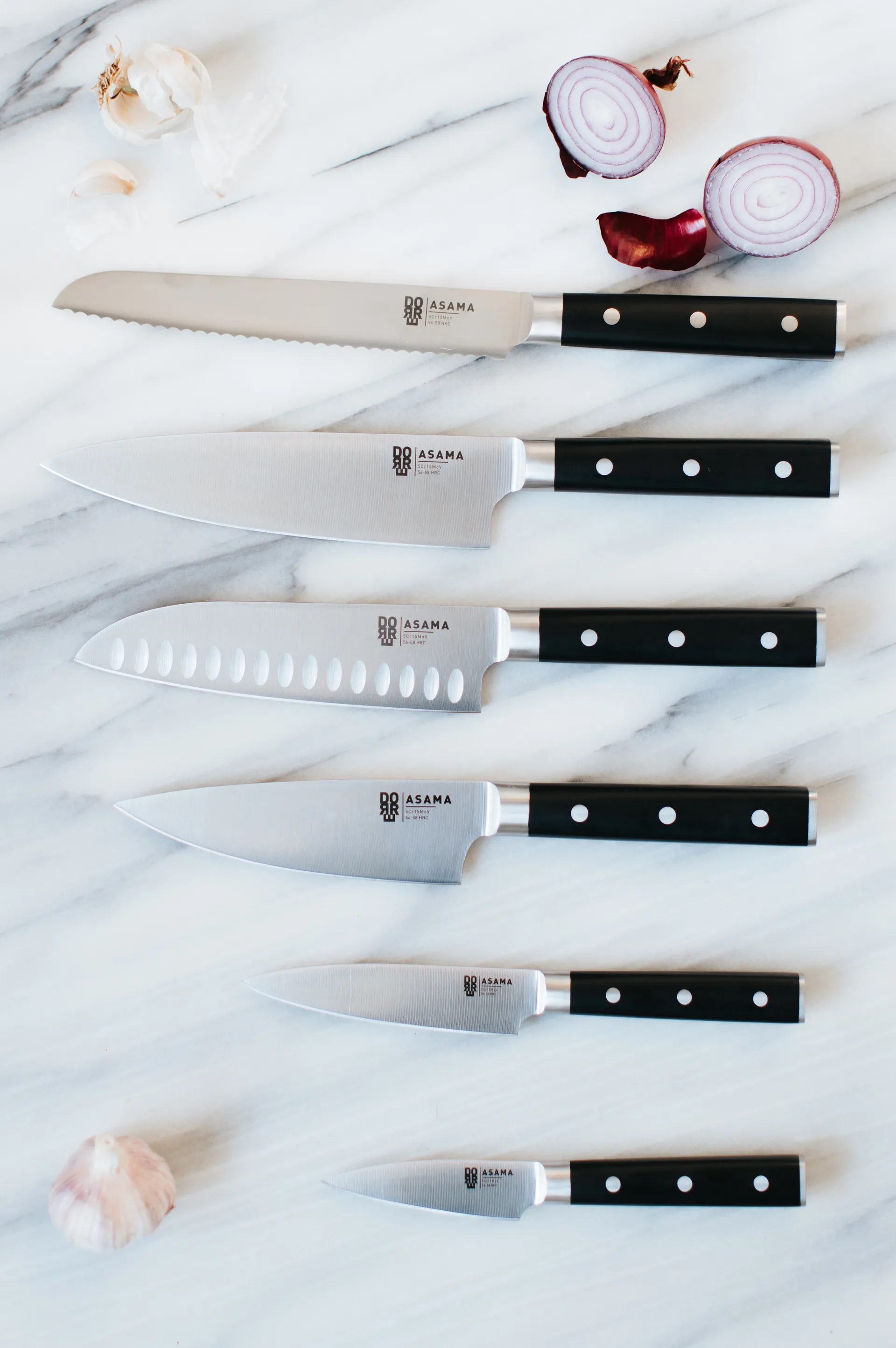 Asama all-purpose mes 13 cm, Roestvrij staal Dorre