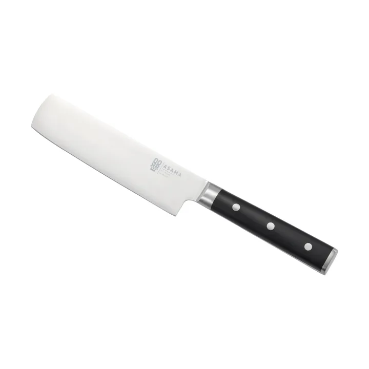 Asama Nakiri groentemes - Roestvrij staal, zwart, 31 cm - Dorre