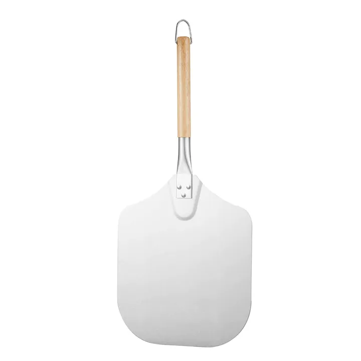BBQ pizzaschep houten handgreep - 66x30,5 cm - Dorre
