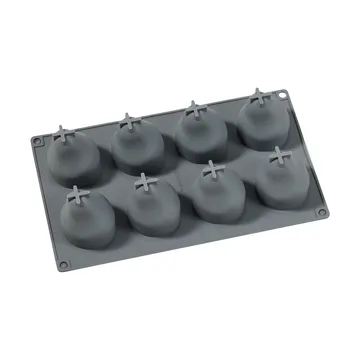 Beck bakvorm - Grijs, peren, siliconen, 8 stuks - Dorre