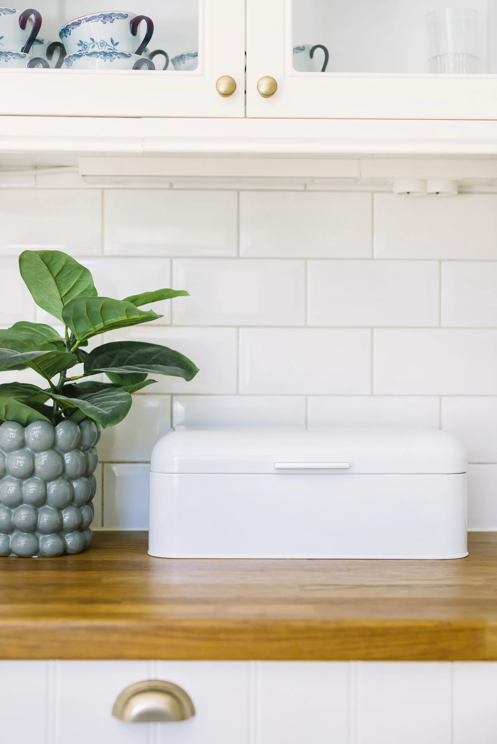 Bella broodtrommel koolstaal 23x42 cm, Wit Dorre