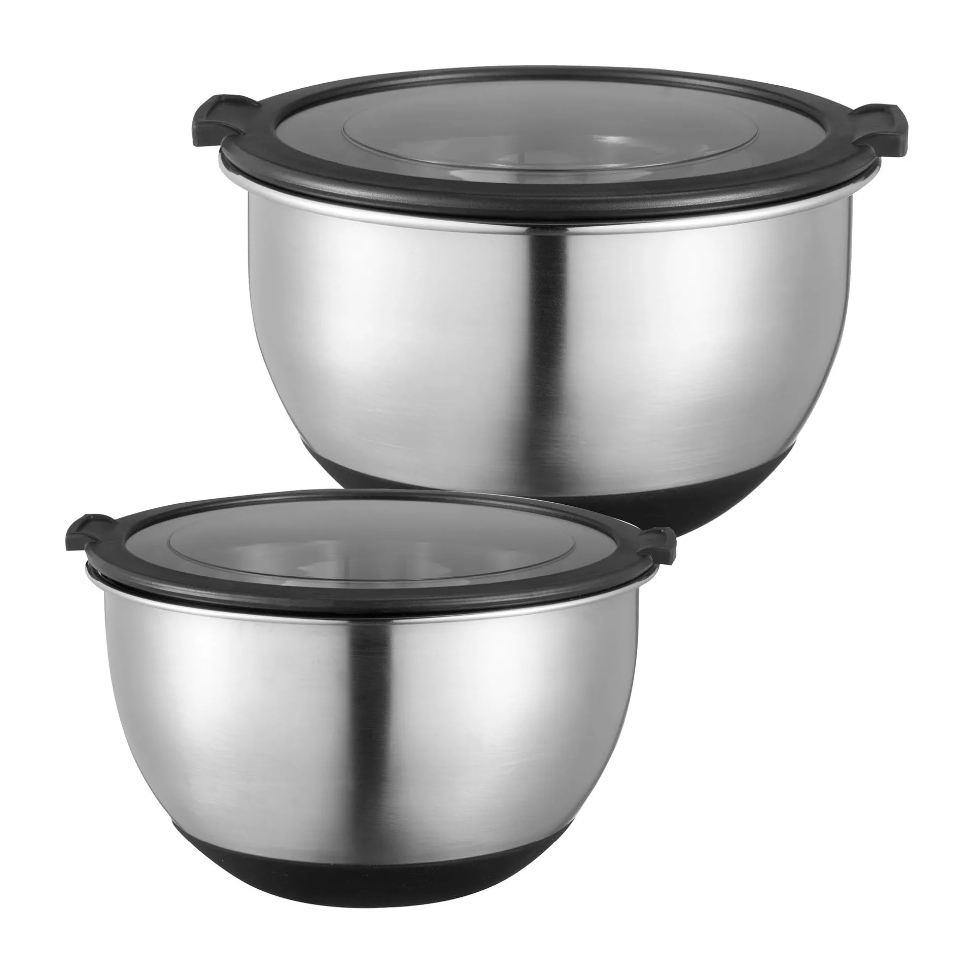 Belle beslagkom 2-pack, Roestvrij staal Dorre