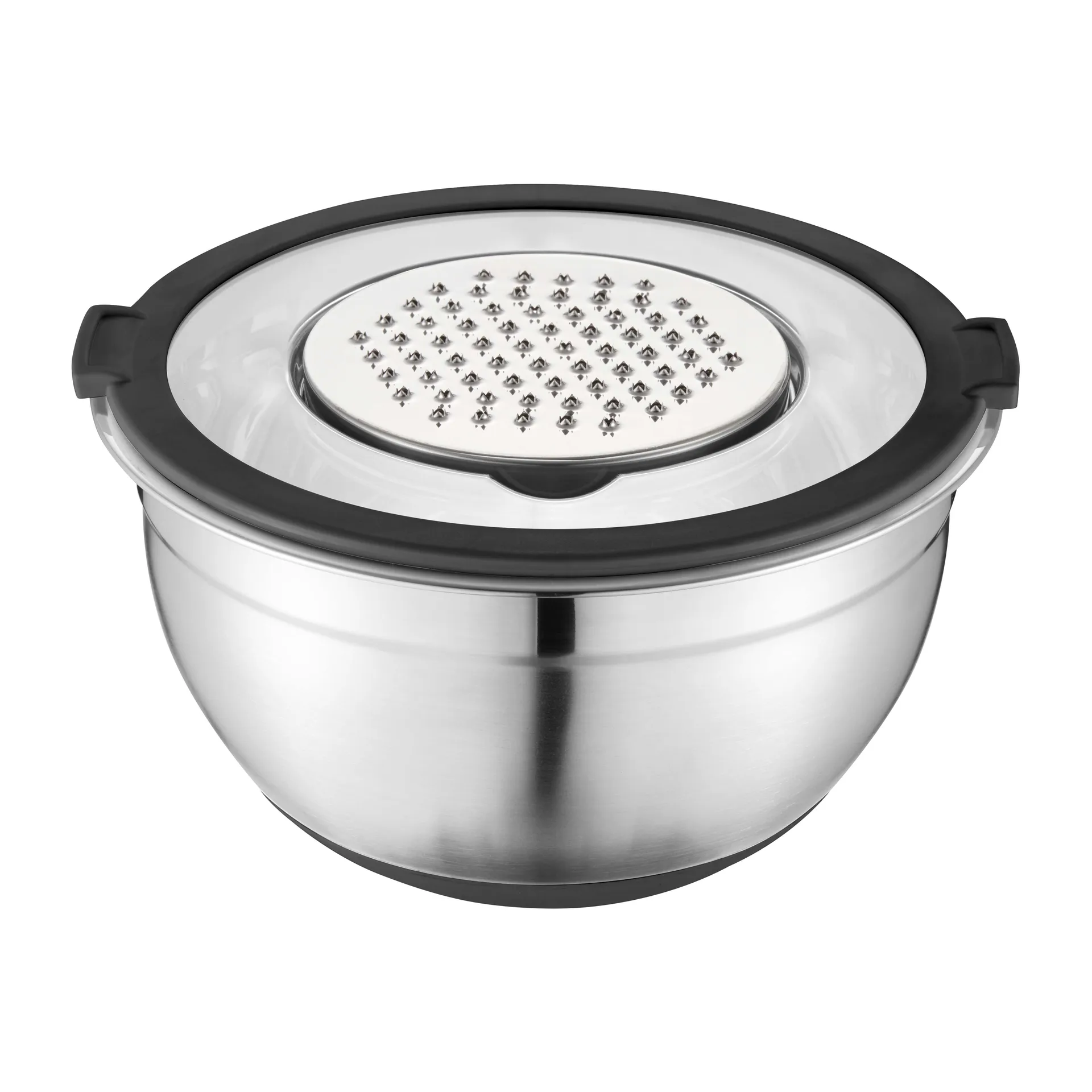 Betje beslagkom met rasp 5-delig, Roestvrij staal Dorre