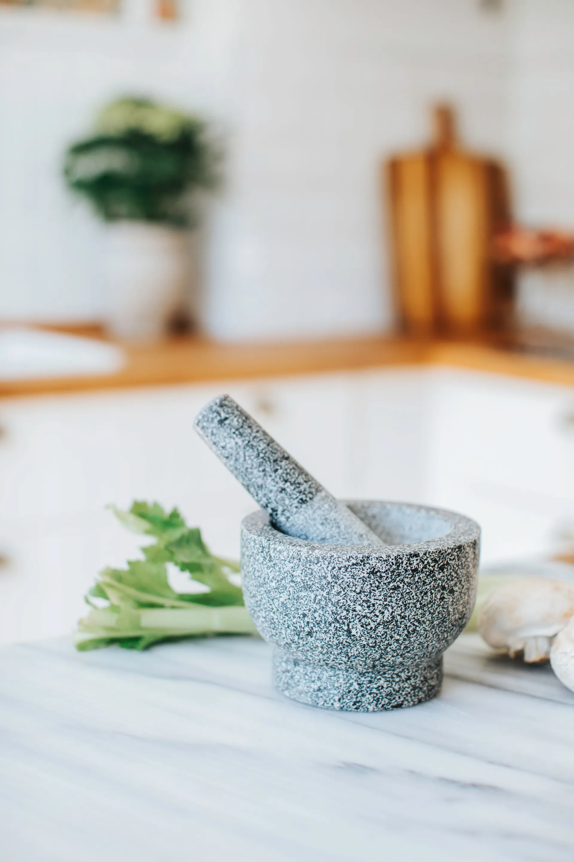 Birkedal vijzel Ø13 cm, Graniet Dorre