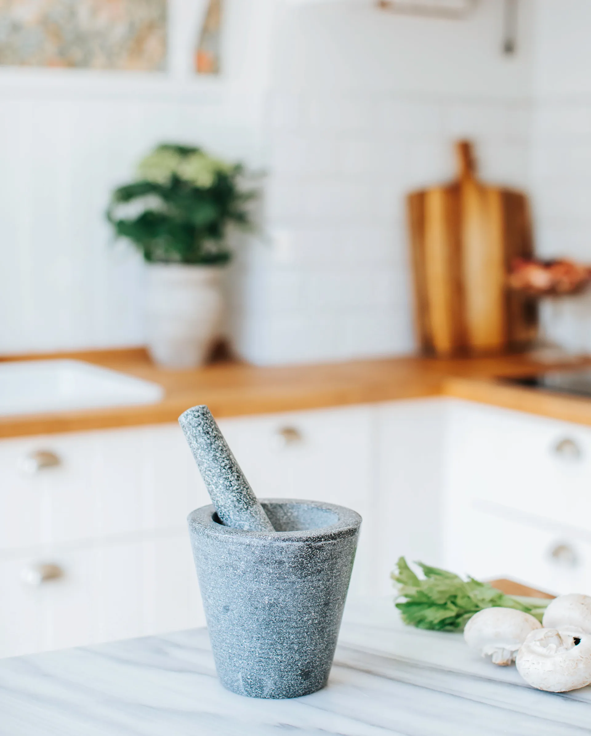 Boda vijzel Ø14 cm, Graniet Dorre