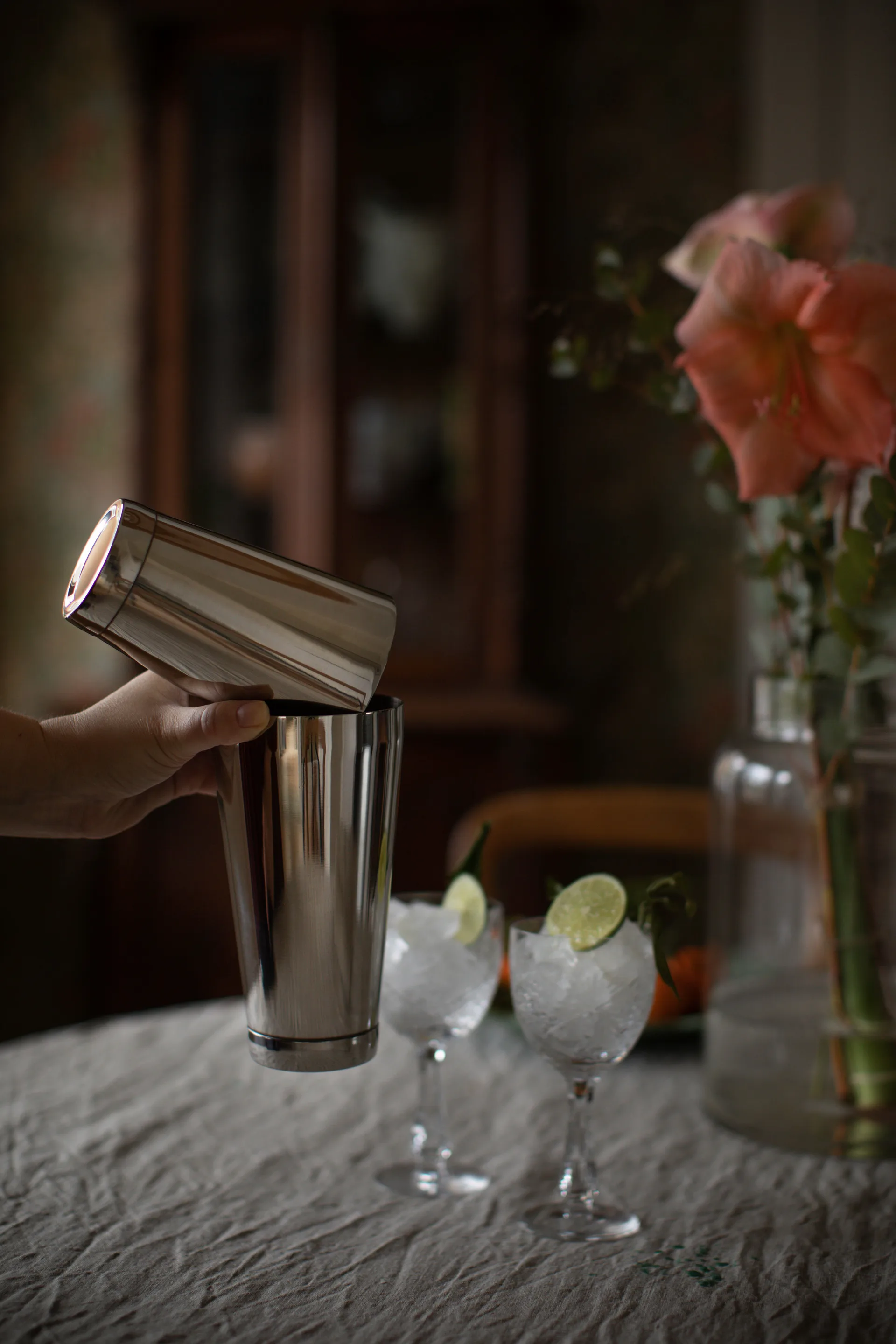 Bora Boston shaker, Roestvrij staal Dorre