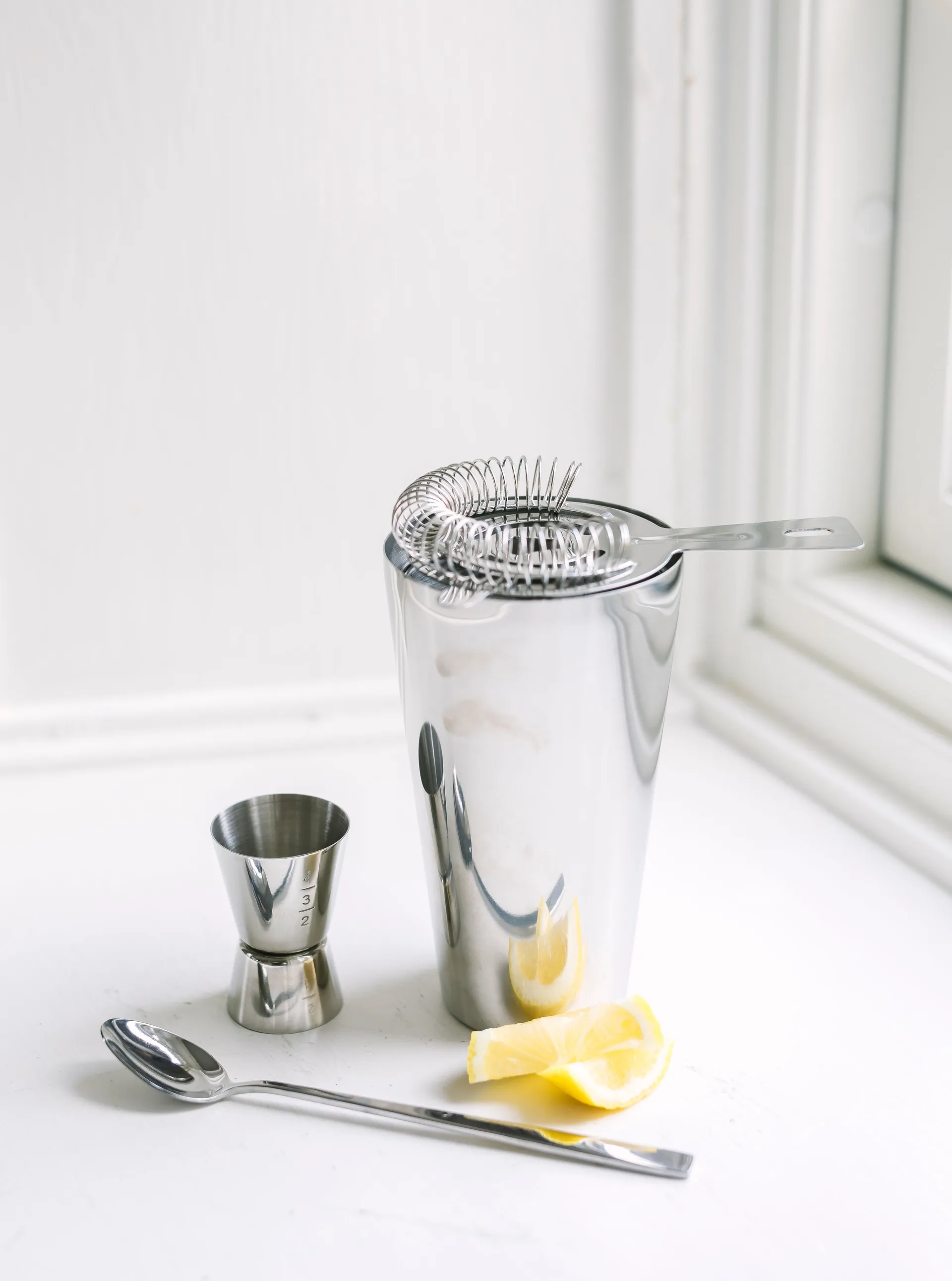 Braddon maatbeker 4 cl, Roestvrij staal Dorre