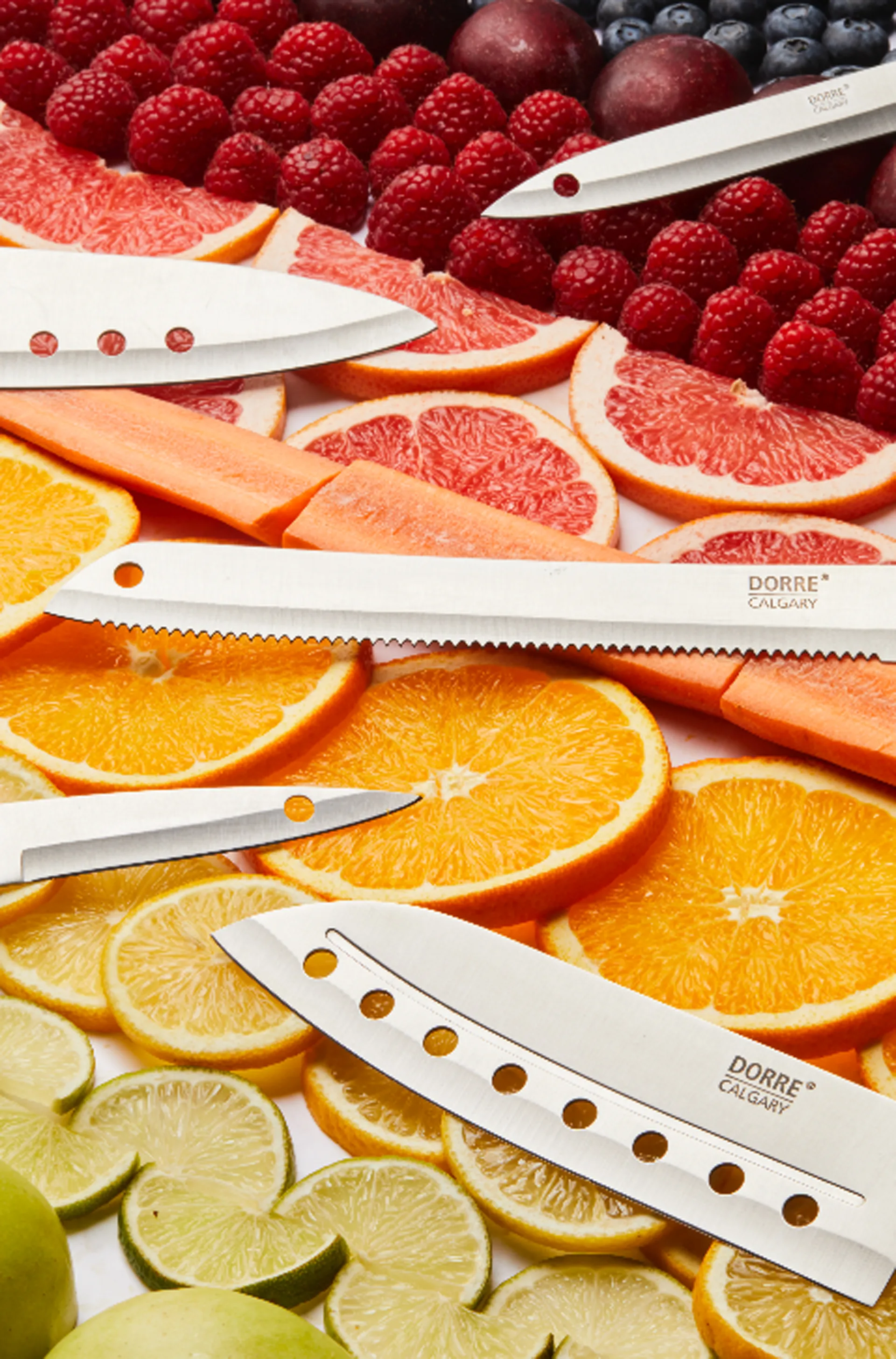 Calgary messenset 5-delig, Roestvrij staal Dorre