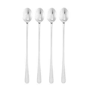 Classic koffielepels - Roestvrij staal, lang, 4-pack, 22 cm - Dorre