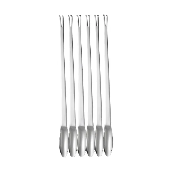 Classic schaalvork - Roestvrij staal, 6-pack, 24,5 cm - Dorre