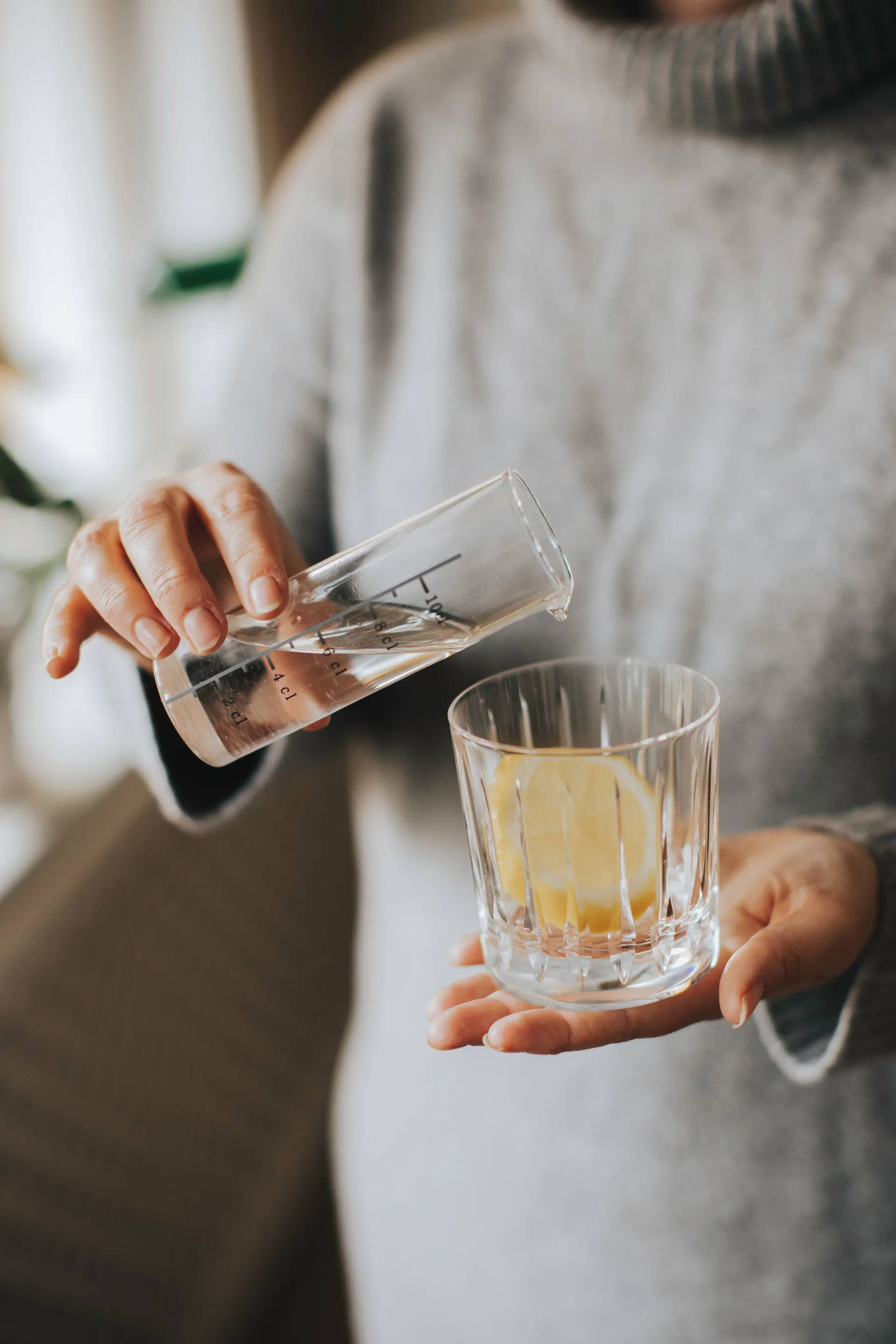 Conn maatbeker 10 cl, Glas Dorre