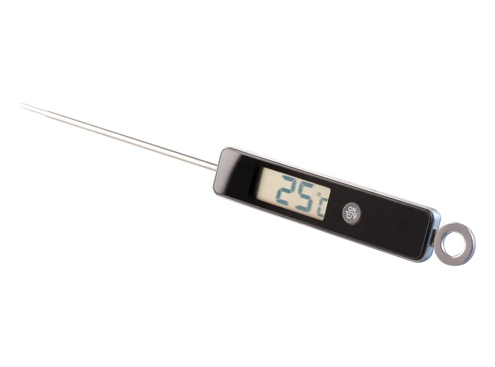 Digitale vleesthermometer 26 cm - Zwart - Dorre