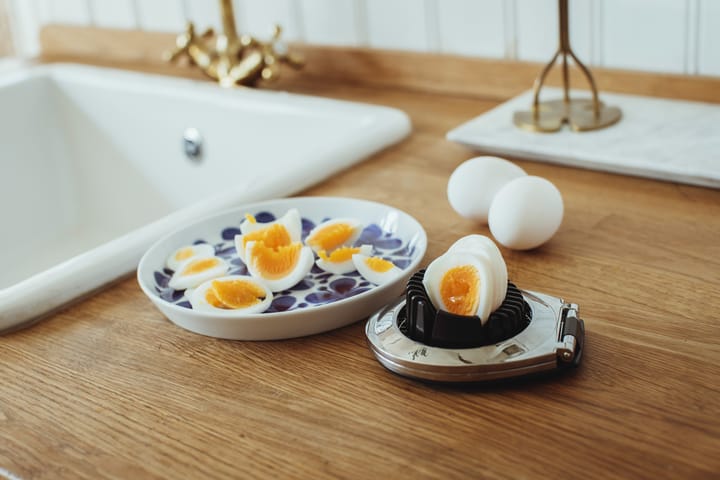 Emelie eiersnijder 2 in 1, Zilver Dorre