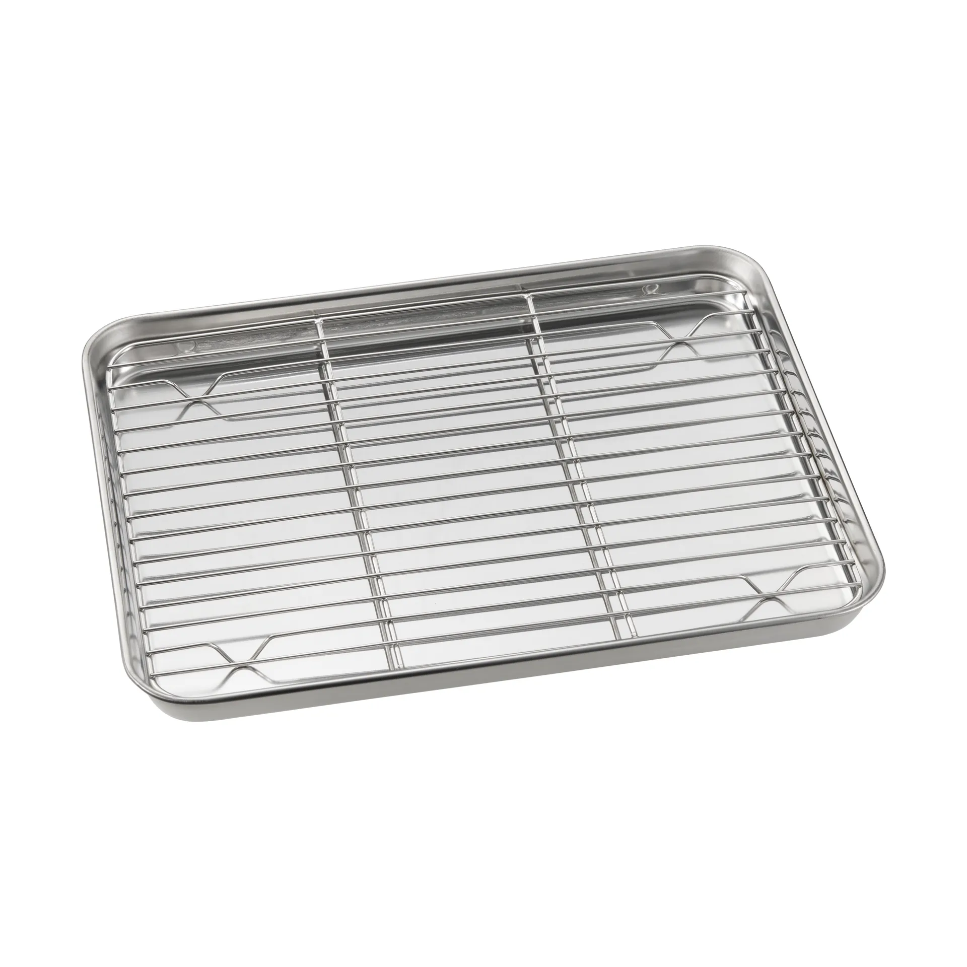 Gili gastronorm bakblik, Roestvrij staal, met rek, 31,5x24,5 cm Dorre