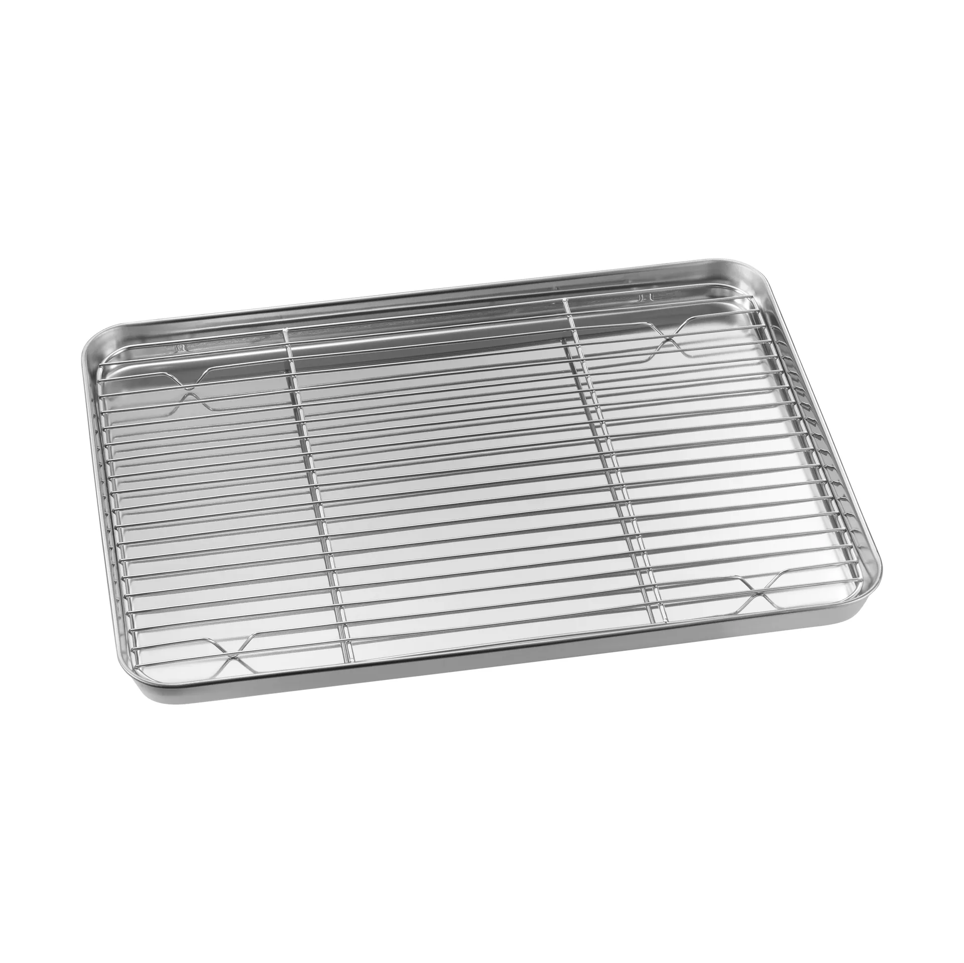 Gili gastronorm bakblik, Roestvrij staal, met rek, 40,5x28 cm Dorre